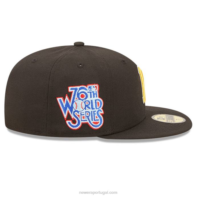 FFTN112 New Era boné justo pittsburgh pirates mlb cloud black 59fifty