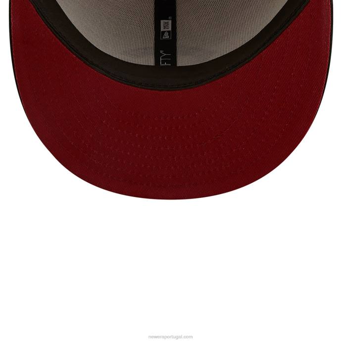 FFTN1130 New Era Cincinnati Reds Fall Classic Boné Branco 59Fifty