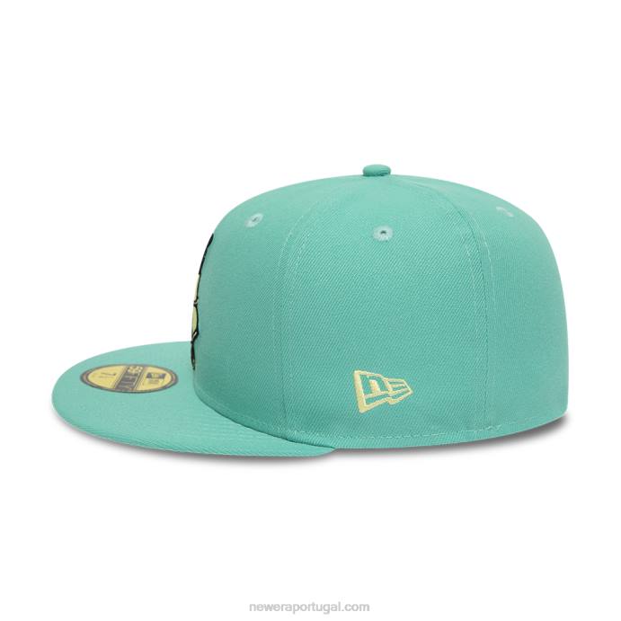 FFTN1147 New Era Boné kansas city royals turquesa pastel 59fifty