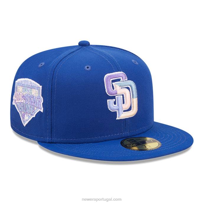 FFTN1148 New Era boné san diego padres mlb nightbreak team azul 59fifty