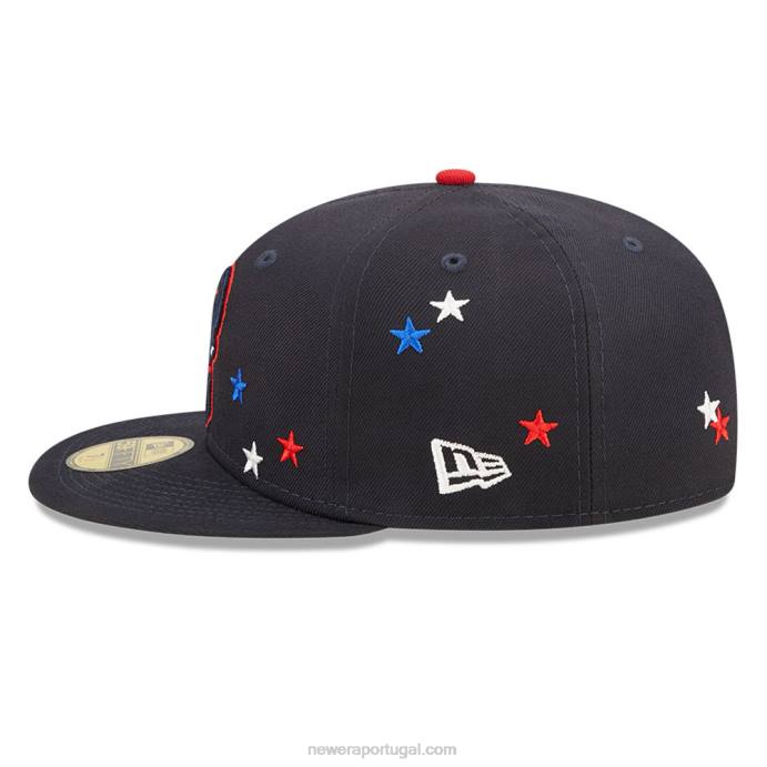 FFTN1149 New Era boné justo milwaukee bucks nba americana navy 59fifty
