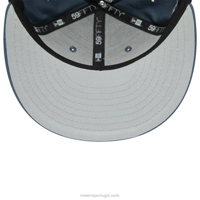 FFTN114 New Era boné la dodgers world series azul tonal 59fifty