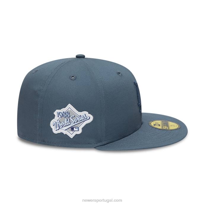 FFTN114 New Era boné la dodgers world series azul tonal 59fifty