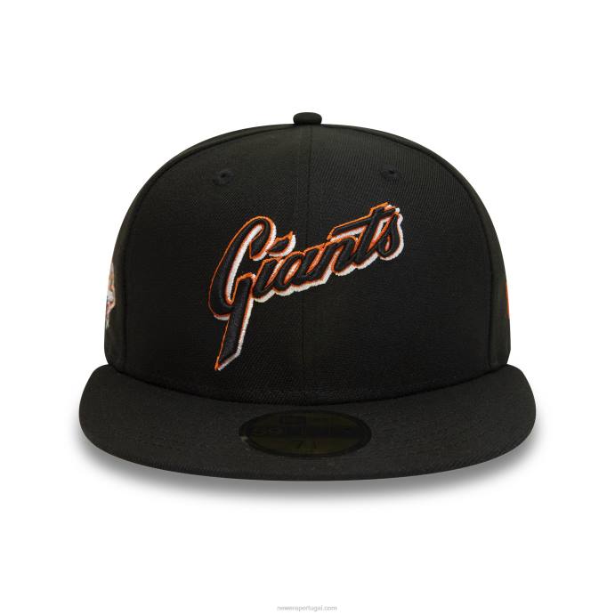 FFTN1155 New Era San Francisco Giants boné preto 59fifty