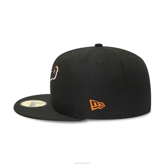 FFTN1155 New Era San Francisco Giants boné preto 59fifty