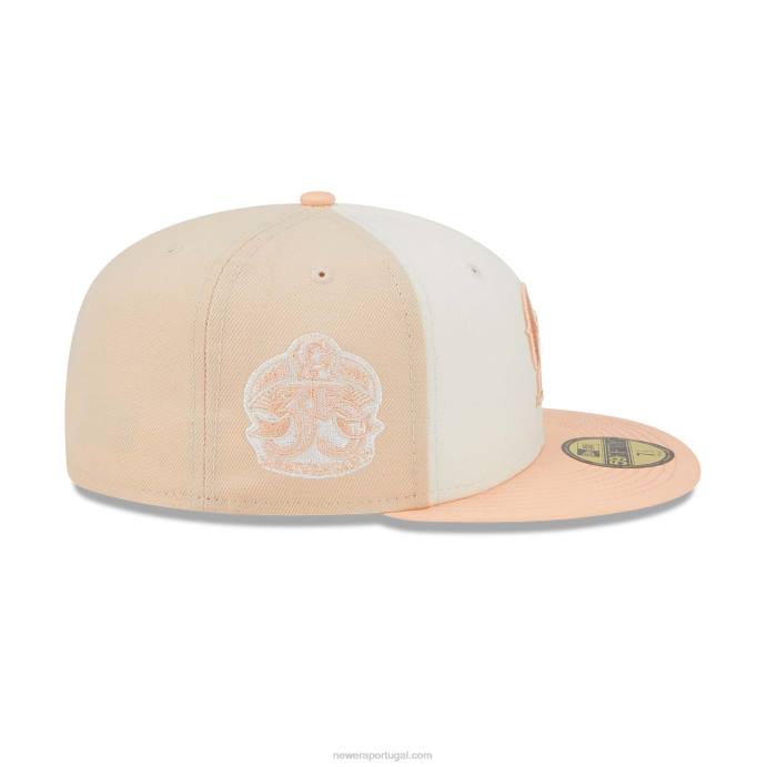 FFTN1158 New Era boina california angels aniversário rosa 59fifty