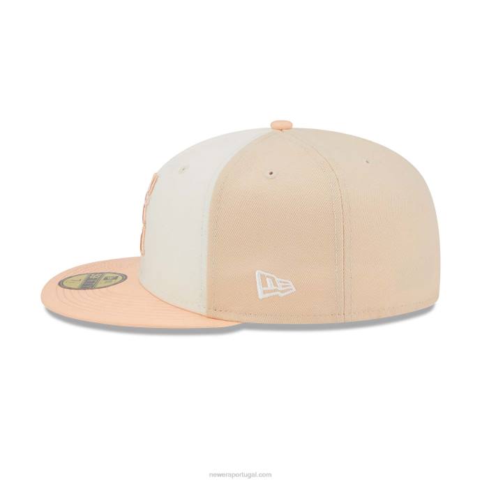 FFTN1158 New Era boina california angels aniversário rosa 59fifty