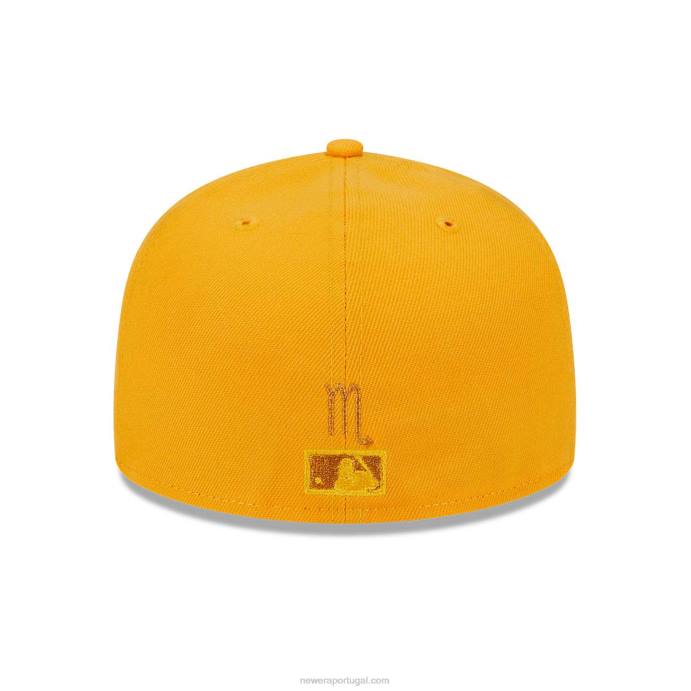 FFTN1159 New Era Boné Seattle Mariners Zodiac Orange 59Fifty