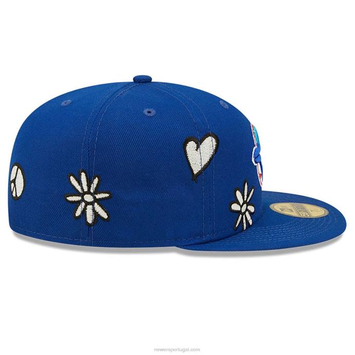 FFTN115 New Era toronto blue jays mlb luz solar pop turquesa boné 59fifty