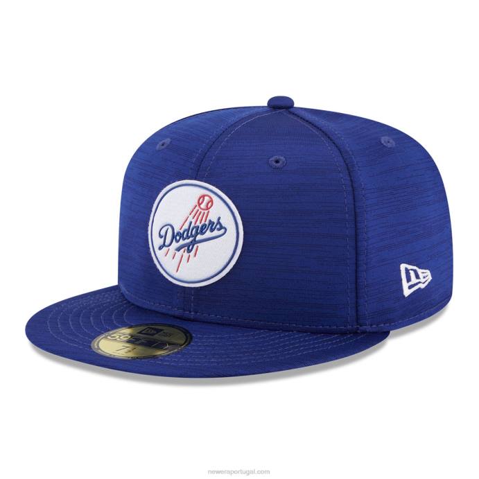 FFTN1163 New Era boné la dodgers mlb clubhouse azul 59fifty