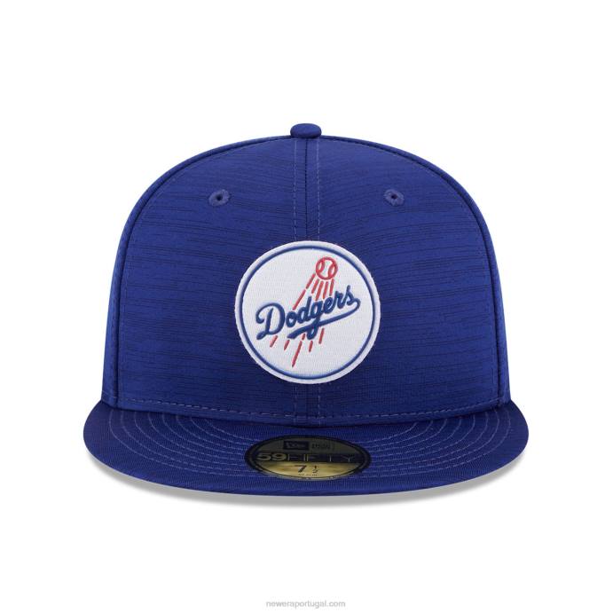 FFTN1163 New Era boné la dodgers mlb clubhouse azul 59fifty
