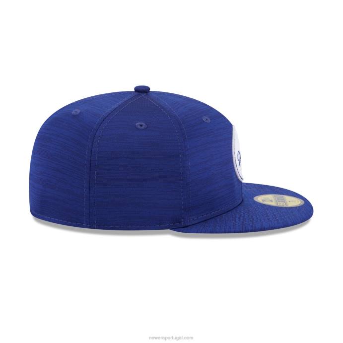 FFTN1163 New Era boné la dodgers mlb clubhouse azul 59fifty