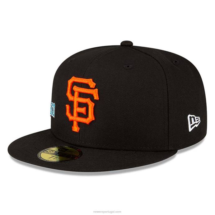FFTN1167 New Era San Francisco Giants Stateview Boné Preto 59Fifty