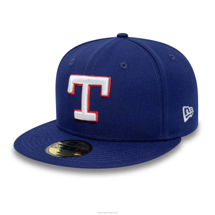 FFTN1168 New Era texas rangers estádio da liga americana azul escuro 59fifty boné ajustado