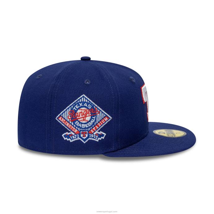 FFTN1168 New Era texas rangers estádio da liga americana azul escuro 59fifty boné ajustado