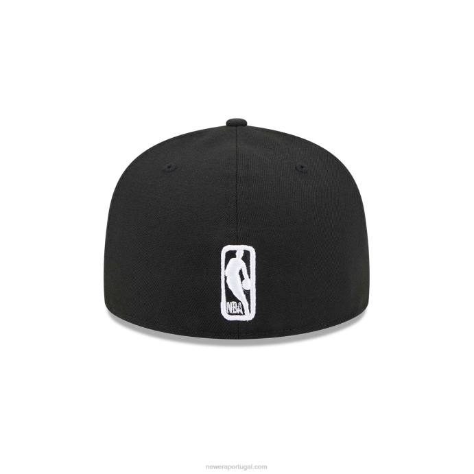 FFTN1169 New Era brooklyn nets nba elements boné preto 59fifty