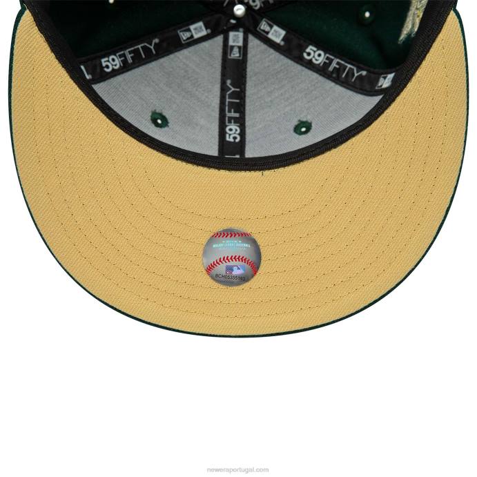 FFTN1175 New Era Boné Pittsburgh Pirates Forest Green 59Fifty