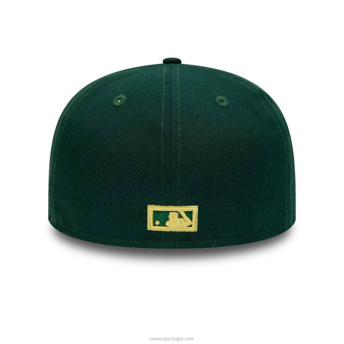 FFTN1175 New Era Boné Pittsburgh Pirates Forest Green 59Fifty