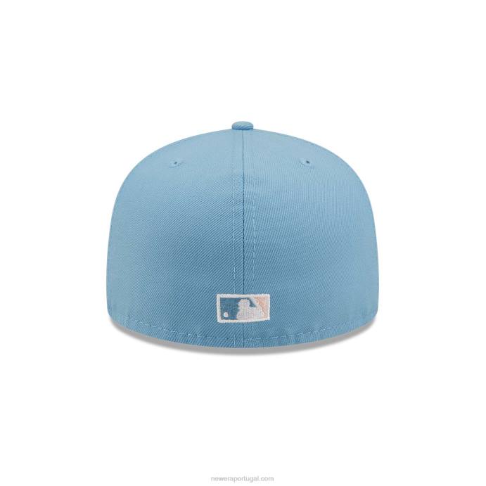 FFTN1186 New Era boné New York Yankees azul pastel 59fifty