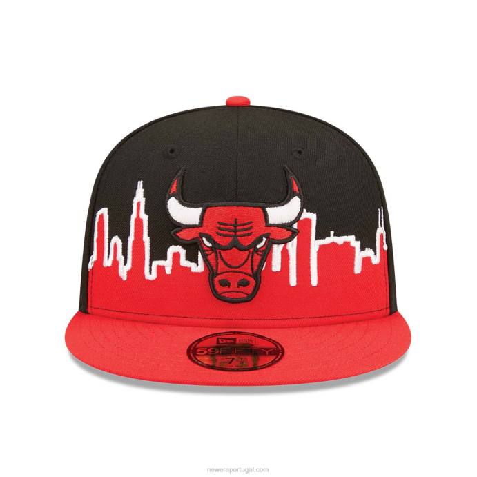 FFTN1188 New Era chicago bulls nba tip off 2022 boné preto 59fifty