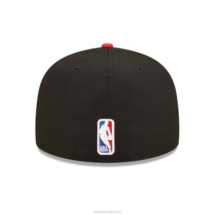 FFTN1188 New Era chicago bulls nba tip off 2022 boné preto 59fifty