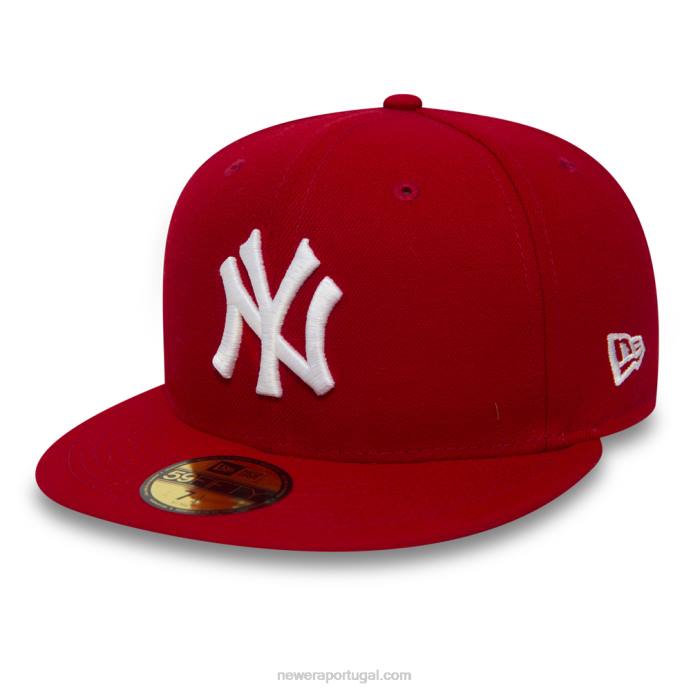 FFTN118 New Era Boné New York Yankees Essential Red 59Fifty