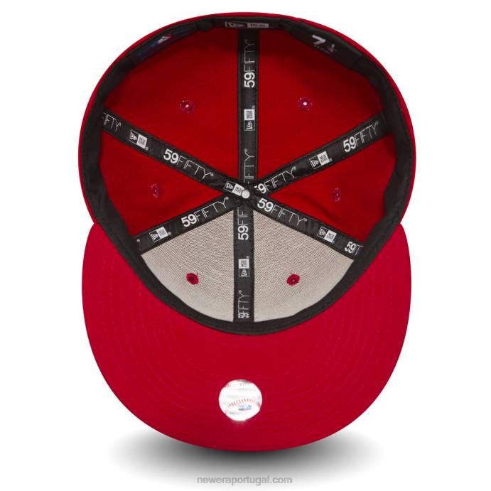 FFTN118 New Era Boné New York Yankees Essential Red 59Fifty