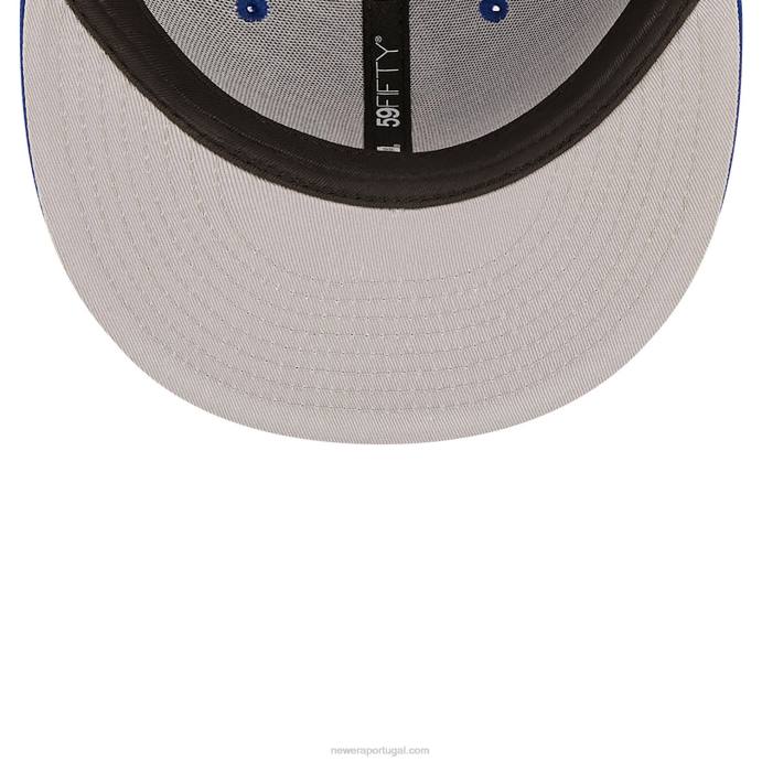 FFTN1191 New Era new york mets mlb team blue boné 59fifty ajustado