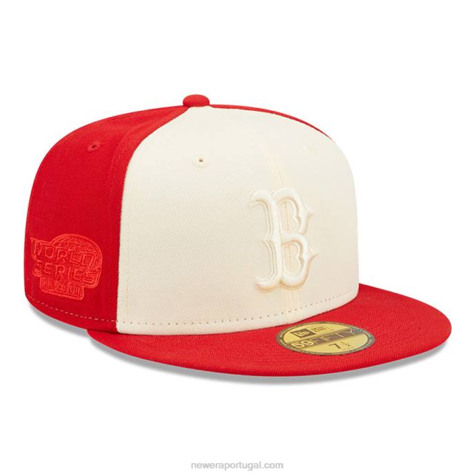FFTN1195 New Era boston red sox mlb boné vermelho 59fifty de 2 tons