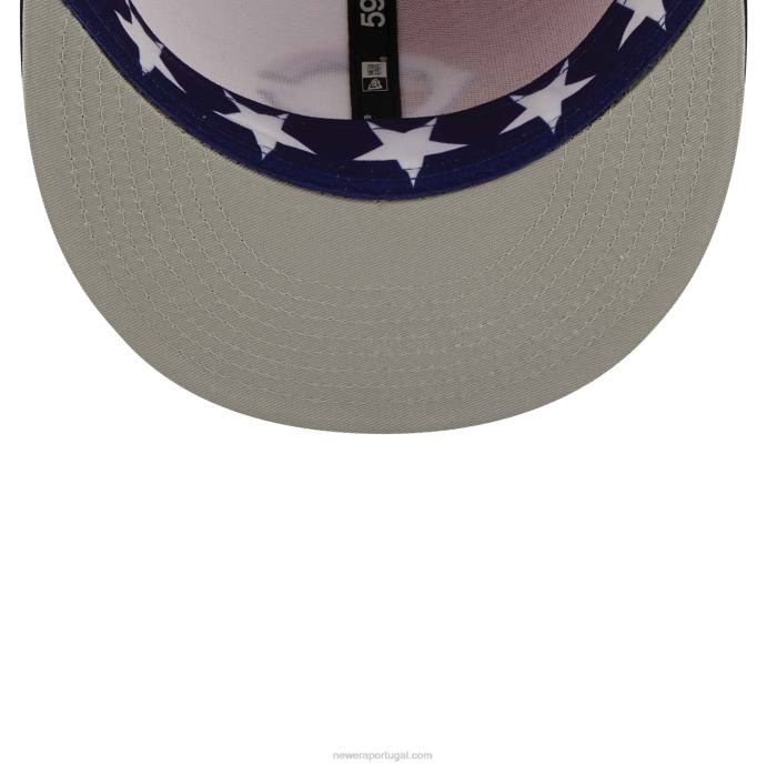 FFTN1197 New Era boné cicinnati reds pinwheel americana red 59fifty
