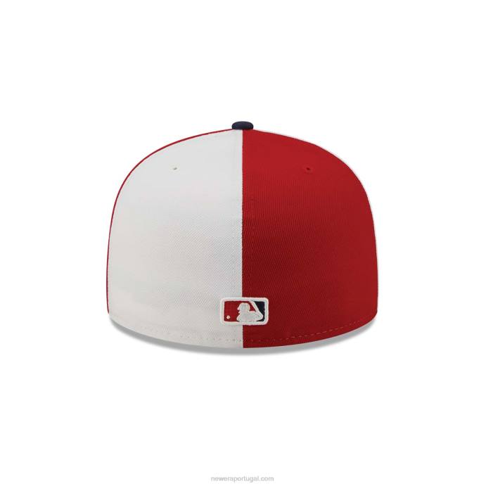 FFTN1197 New Era boné cicinnati reds pinwheel americana red 59fifty