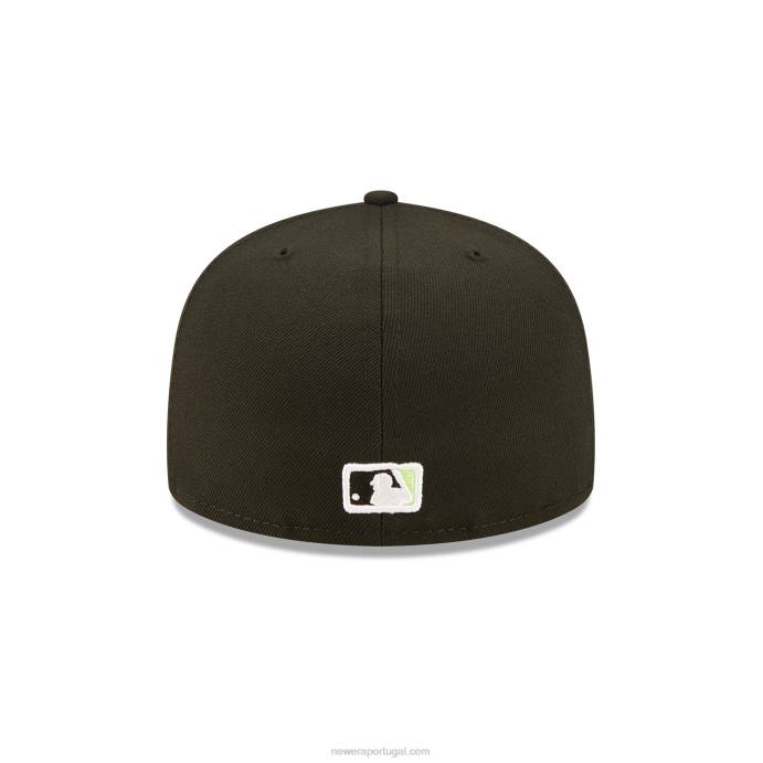 FFTN1199 New Era Boné New York Yankees Summer Pop Preto 59Fifty