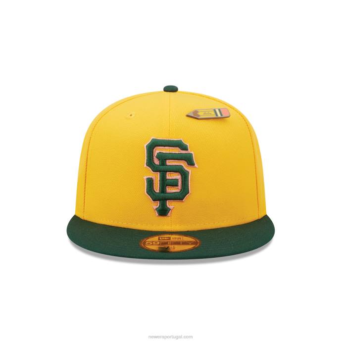 FFTN1200 New Era San Francisco Giants de volta às aulas boné amarelo 59fifty