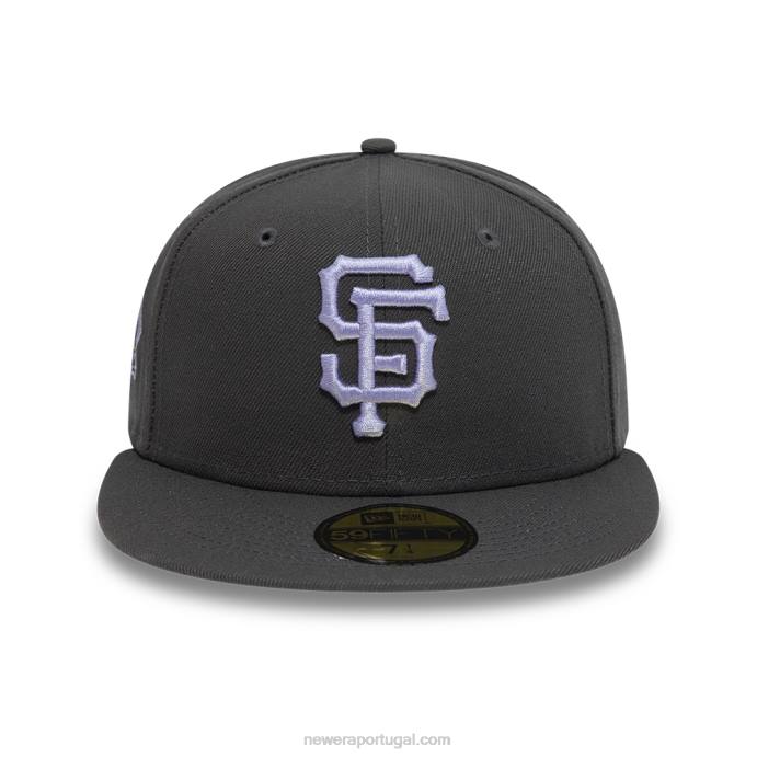 FFTN1201 New Era Boné San Francisco Giants Cinza Escuro 59 Fifty