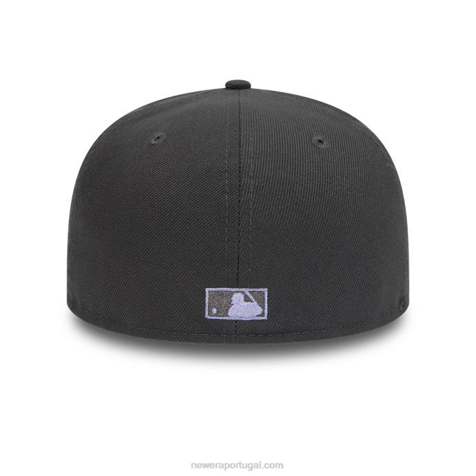 FFTN1201 New Era Boné San Francisco Giants Cinza Escuro 59 Fifty