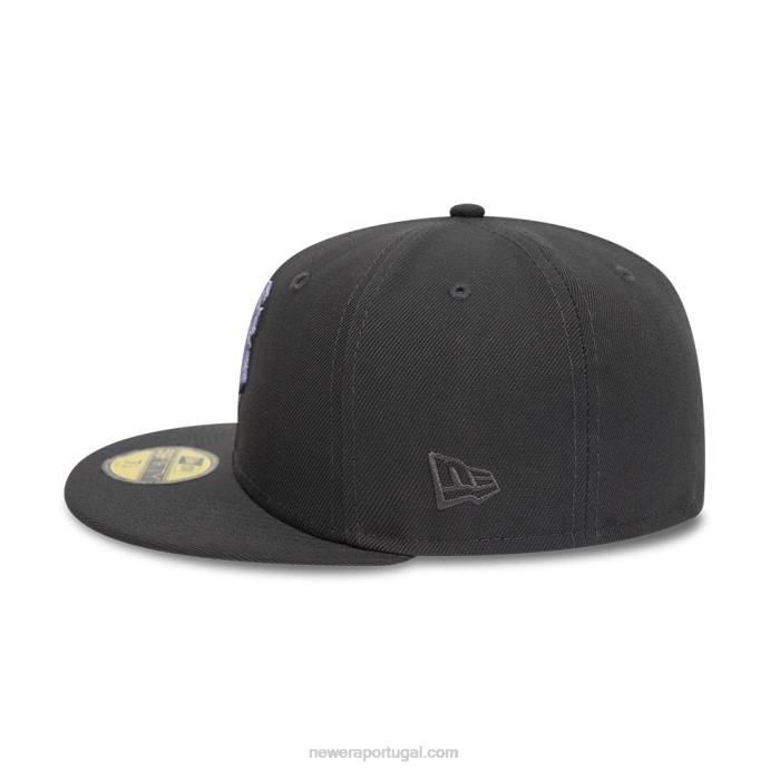 FFTN1201 New Era Boné San Francisco Giants Cinza Escuro 59 Fifty