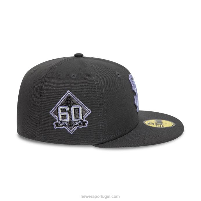 FFTN1201 New Era Boné San Francisco Giants Cinza Escuro 59 Fifty
