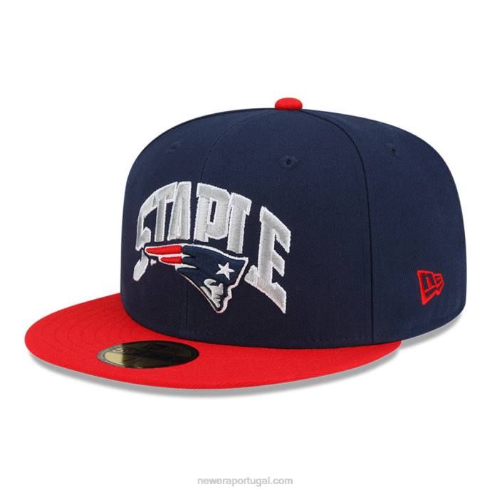 FFTN1202 New Era Boné New England Patriots x Stavy Navy 59Fifty