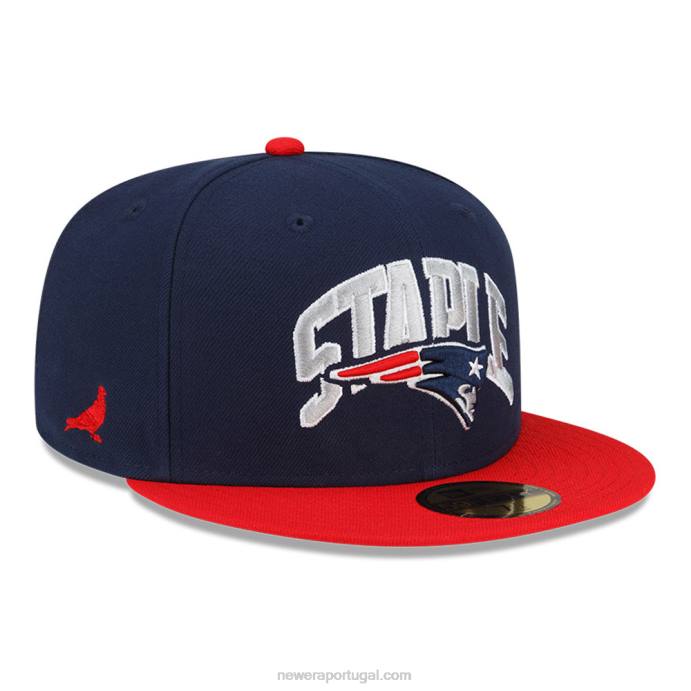 FFTN1202 New Era Boné New England Patriots x Stavy Navy 59Fifty