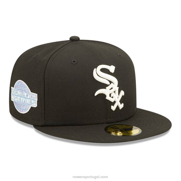 FFTN1203 New Era chicago white sox mlb pop sweat preto 59fifty boné justo