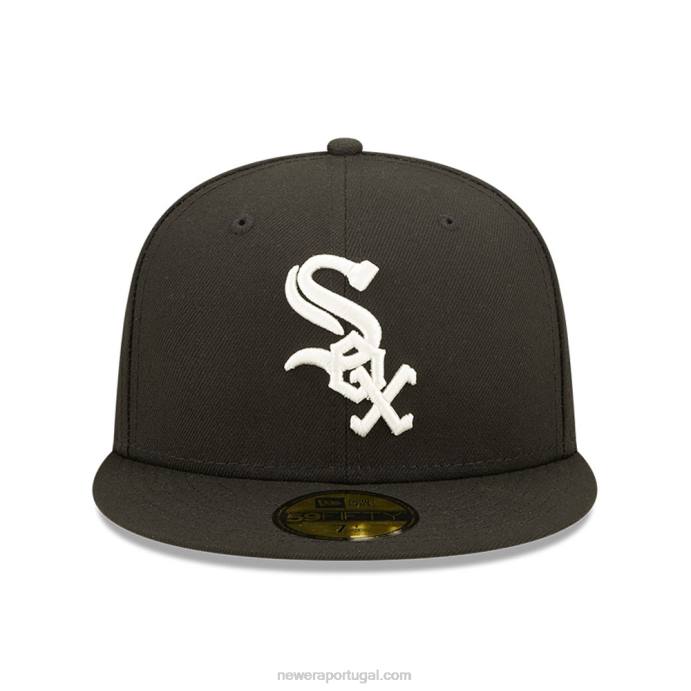 FFTN1203 New Era chicago white sox mlb pop sweat preto 59fifty boné justo