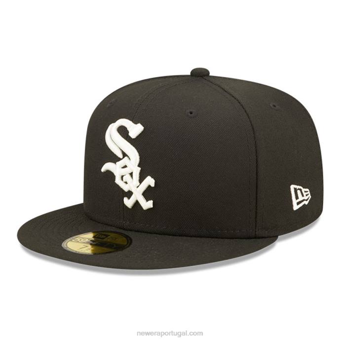FFTN1203 New Era chicago white sox mlb pop sweat preto 59fifty boné justo