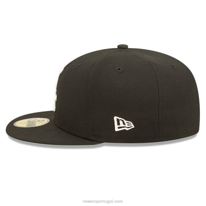 FFTN1203 New Era chicago white sox mlb pop sweat preto 59fifty boné justo