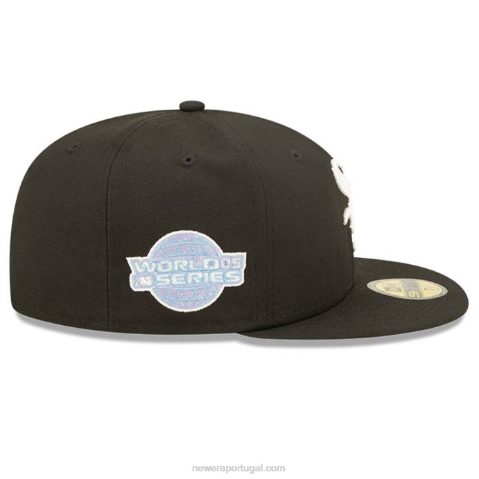 FFTN1203 New Era chicago white sox mlb pop sweat preto 59fifty boné justo