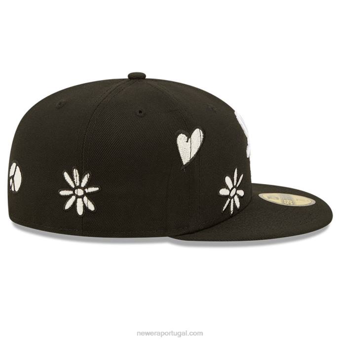 FFTN1204 New Era chicago white sox mlb sun pop black 59fifty cap