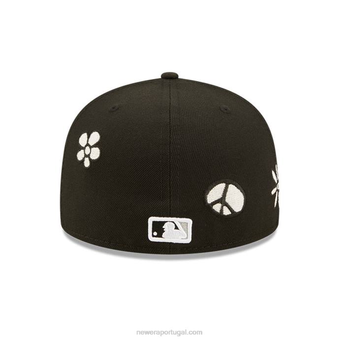 FFTN1204 New Era chicago white sox mlb sun pop black 59fifty cap