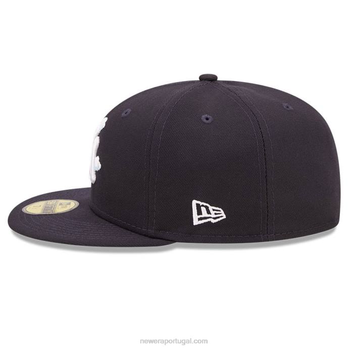 FFTN1205 New Era Boné New York Yankees Comic Cloud Navy 59Fifty