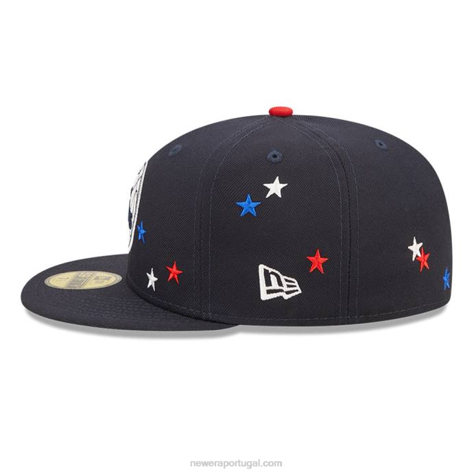 FFTN1208 New Era Boné philadelphia 76ers nba americana navy 59fifty