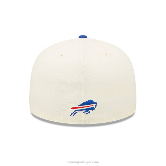 FFTN1209 New Era Boné buffalo bills nfl sideline 2022 branco 59fifty