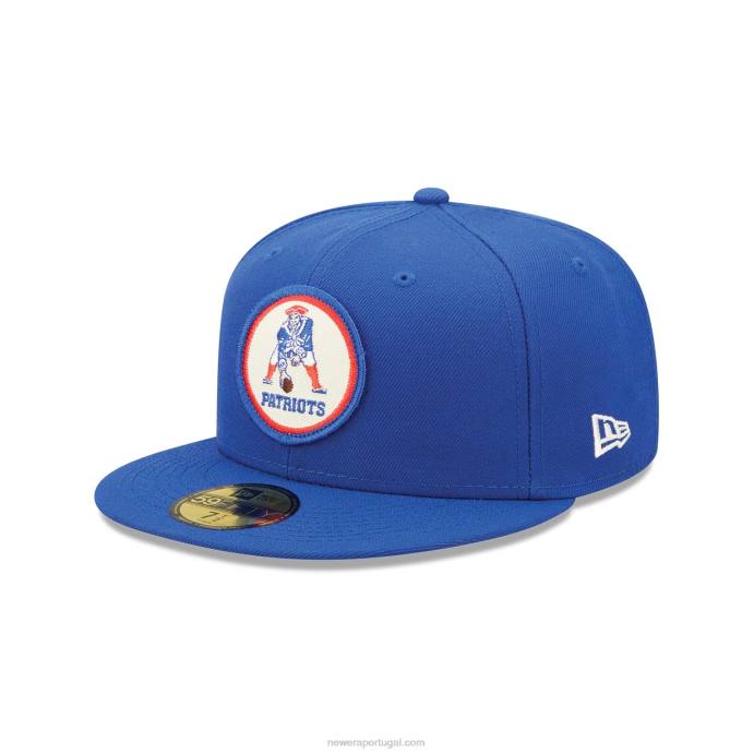 FFTN1210 New Era New England Patriots Nfl Sideline Blue 2022 59Fifty Boné Ajustado